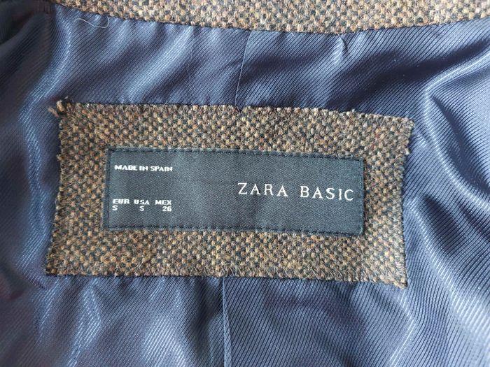 Veste blazer Zara Basic laine S - photo numéro 8