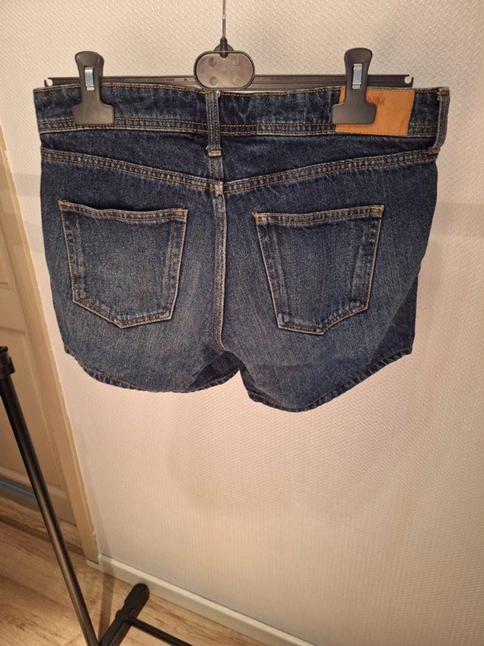 Short en denim bleu T36 H&M - photo numéro 2