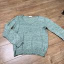 Pull Rodier  couleur vert d’eau manches longues en coton taille 36