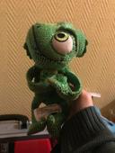 Peluche Disney - Pascal Raiponce - Snuggle Snappers (Accroche câlin)