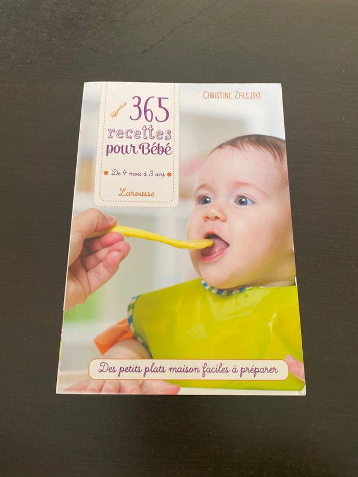 Livre 365 recettes pour bébé - photo numéro 1