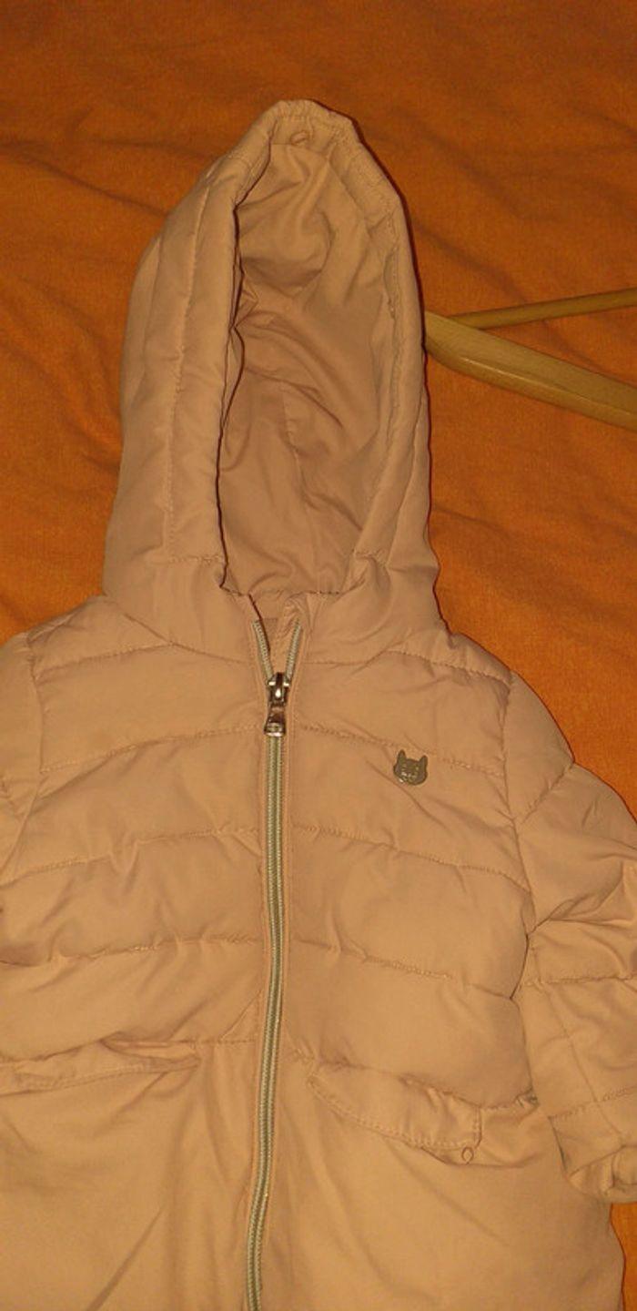 Manteau à capuche  Zara bébé 6-9 mis - photo numéro 3