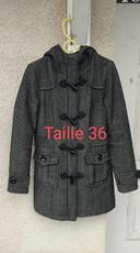 Duffle coat 50% laine taille 36