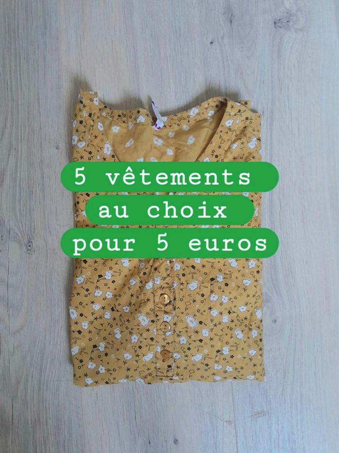 5 vêtements pour 5 euros