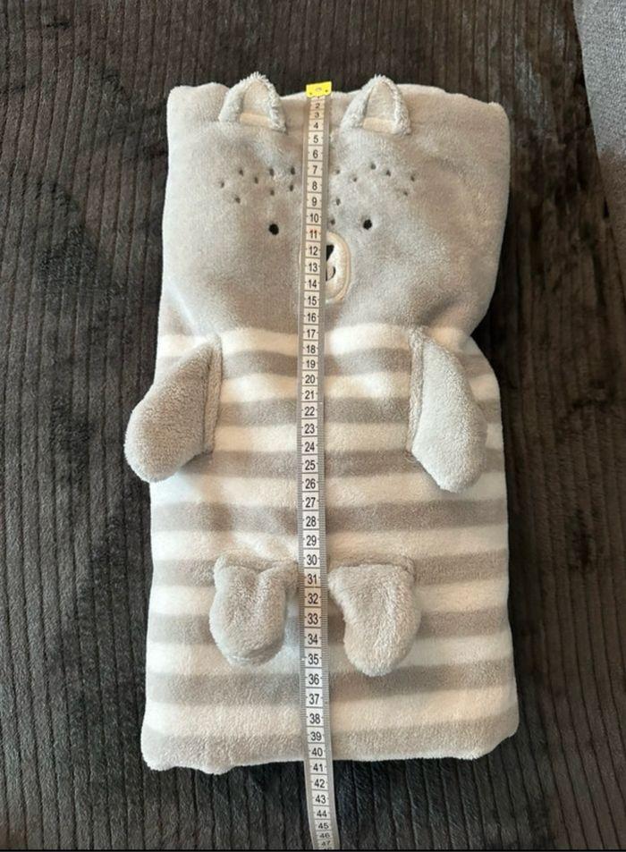 Couverture polaire bébé pliable avec doudou intégré - photo numéro 9