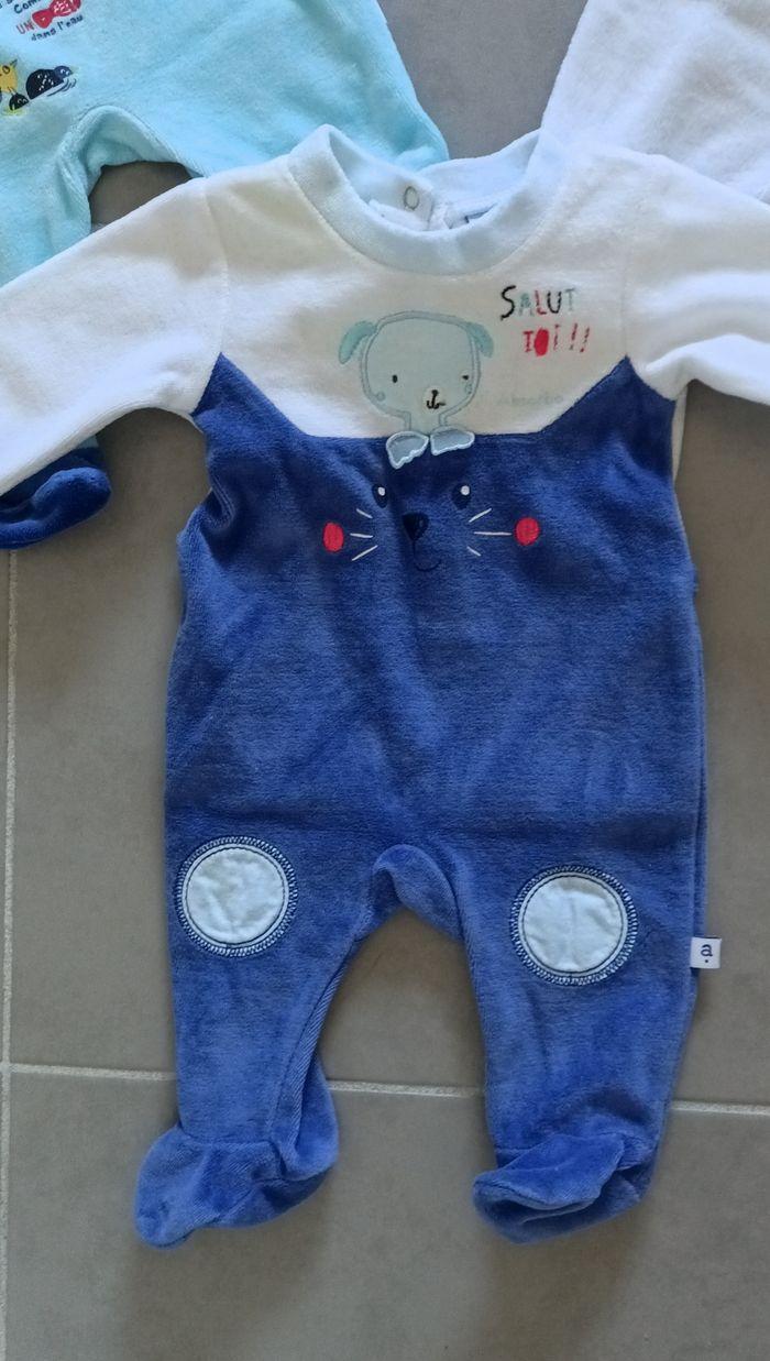 Lot de 3 pyjamas bébés 1 mois - photo numéro 3