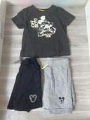 Ensemble 3 pièces haut + short Mickey Disney bb garçon 3 ans