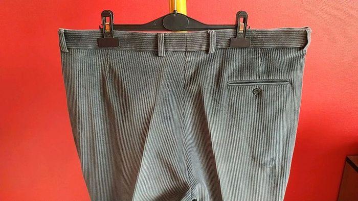 Pantalon velours homme gris taille 50 extensible - photo numéro 7