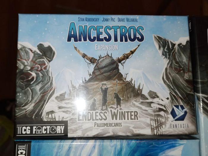 Endless winter Paleoamericanos Spanish Expansion Ancestros Boardgame extension - photo numéro 1