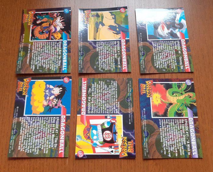 Lot 6 prismes sp trading card db cartes dbz - photo numéro 2