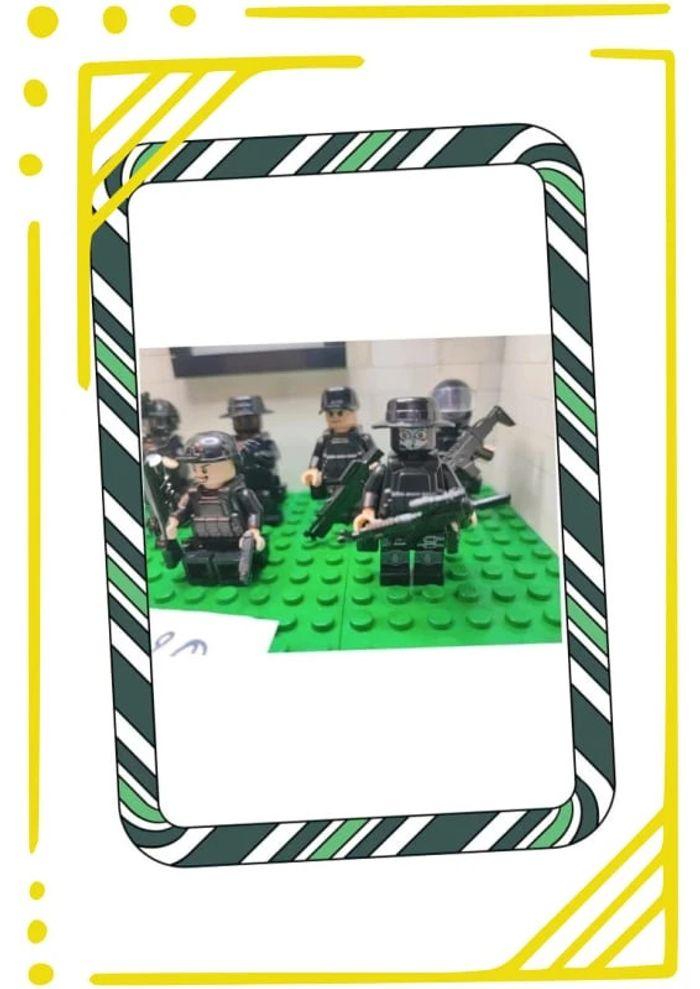 "Lot A20" - Lot de 8 soldats type Lego - photo numéro 3