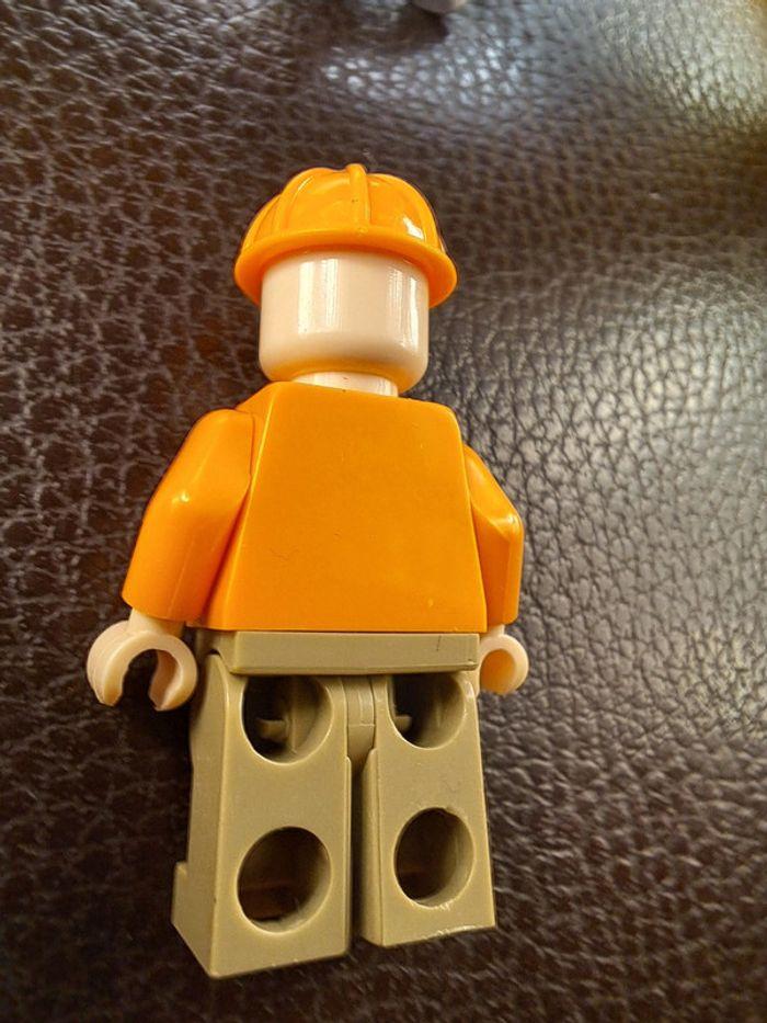 Figurine Lego compatible Ouvrier - photo numéro 6