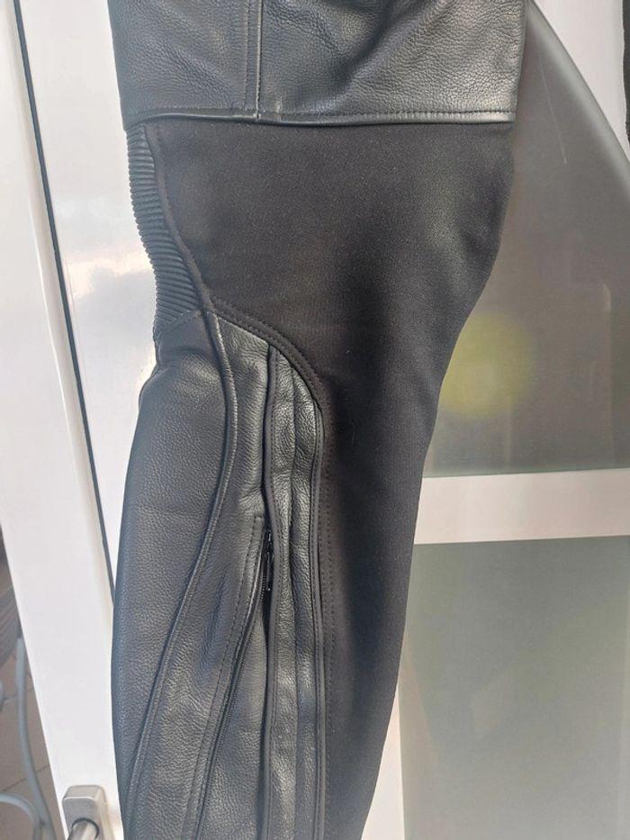 Pantalon moto cuir dainese noir avec facture - photo numéro 5