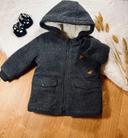 Manteau gris polaire