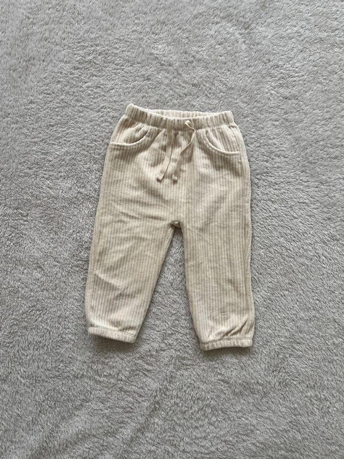 Pantalon beige côtelé Tape à l’œil - photo numéro 1