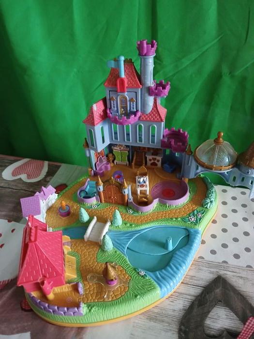 Château de la belle et la bête polly pocket bluebird - photo numéro 2