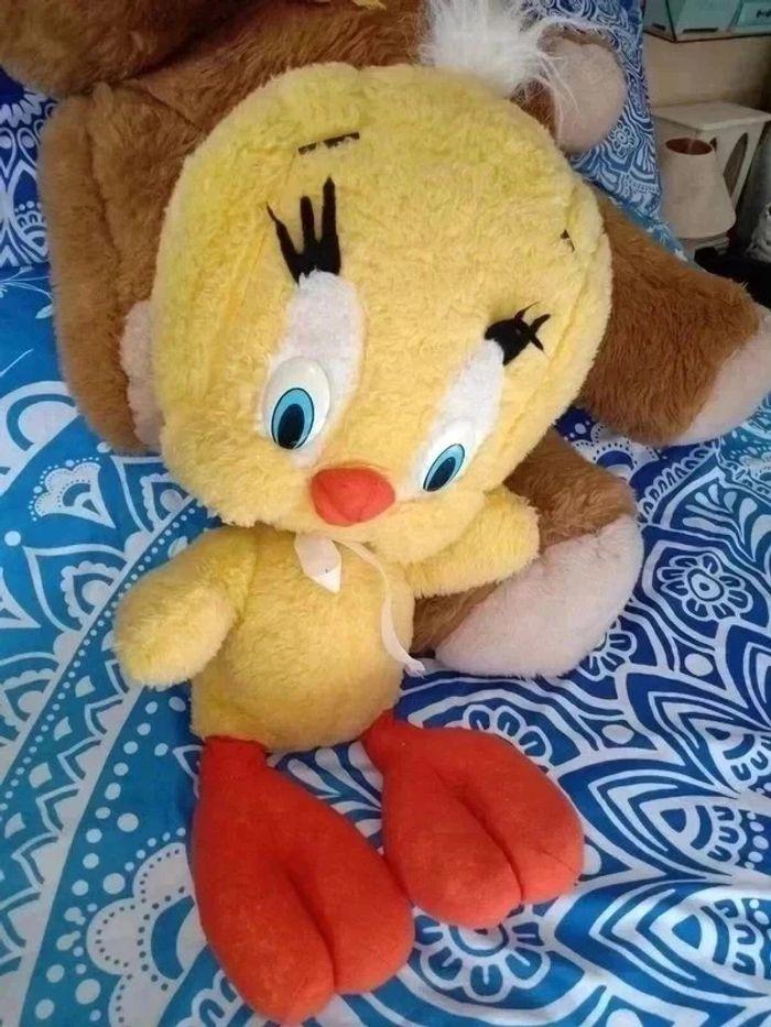 Grande Peluche Titi 50cm assis - photo numéro 4