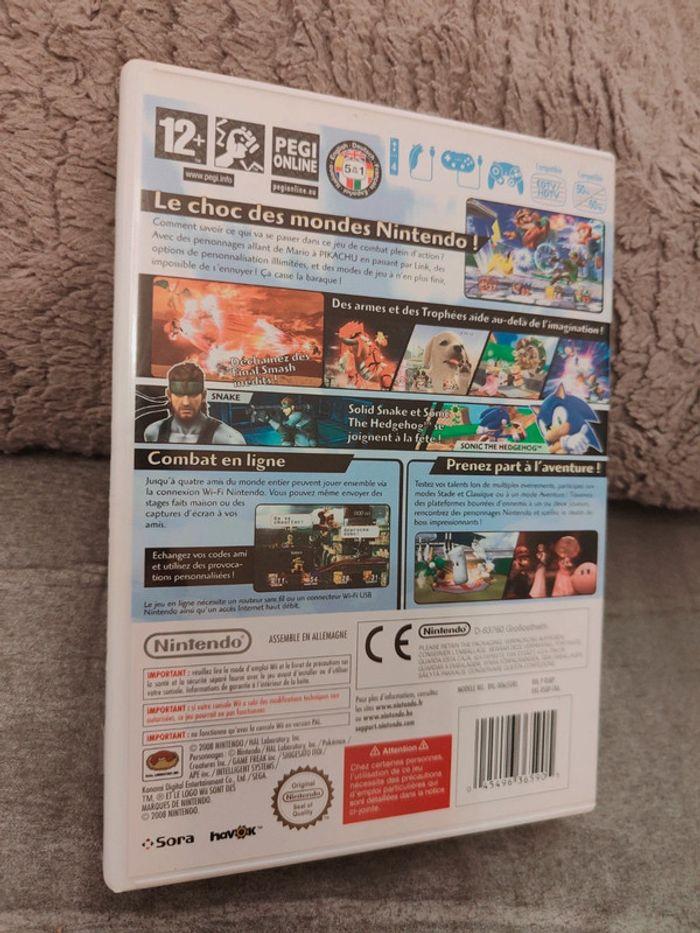 Jeu Wii super smash bros - photo numéro 2