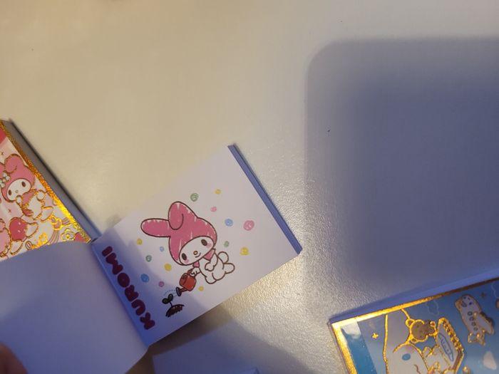 Mini carnet autocollant à l'unité hello kitty kuromi cinnamoroll pompompurin my melody - photo numéro 3