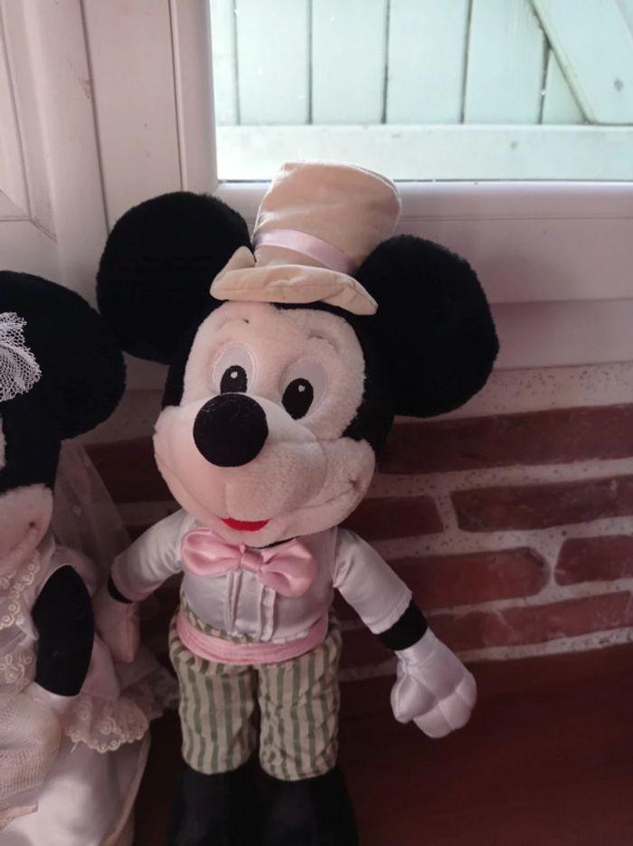 Peluche Mickey Minnie mariés - photo numéro 3