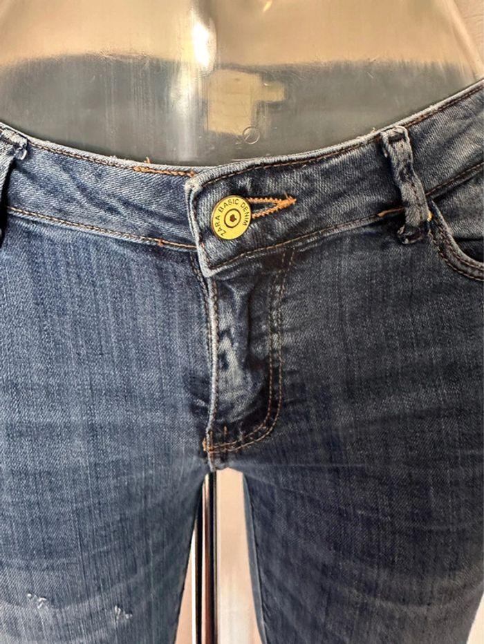 Jean skinny Zara used zip cheville taille 34 - photo numéro 4