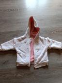 Blouson polaire fille 18 mois