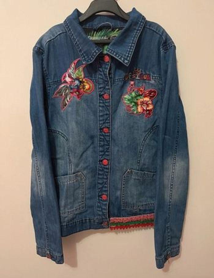 Veste en jean desigual fille taille 13/14 ans ! - photo numéro 2