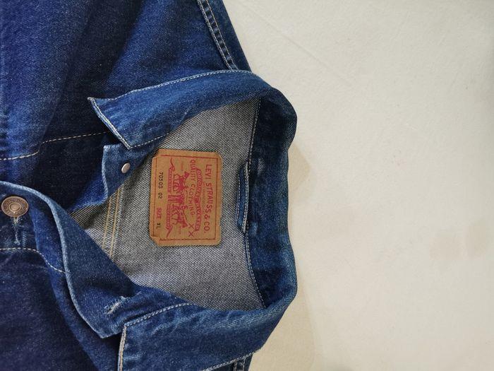 Veste jeans Levi's taille xl bleu used automne hiver - photo numéro 6