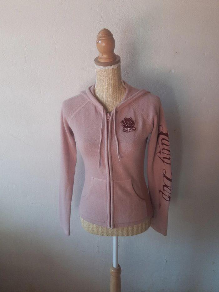 Veste gilet chaud rose lilas DDP fille 16 ans - photo numéro 1