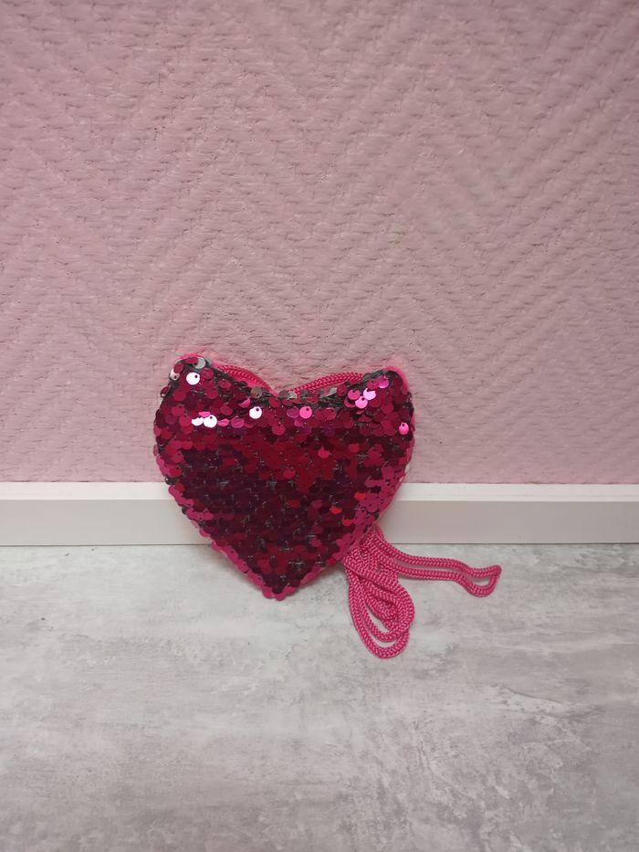 Petit Sac à sequins coeur - photo numéro 1