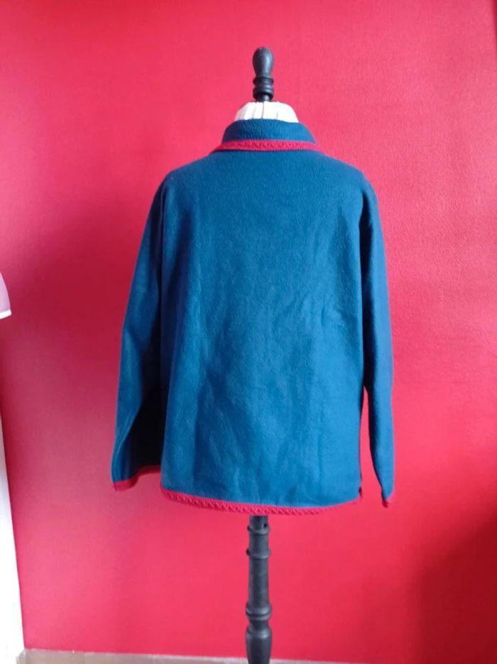 Veste Polaire Bleue Taille 46 - photo numéro 3