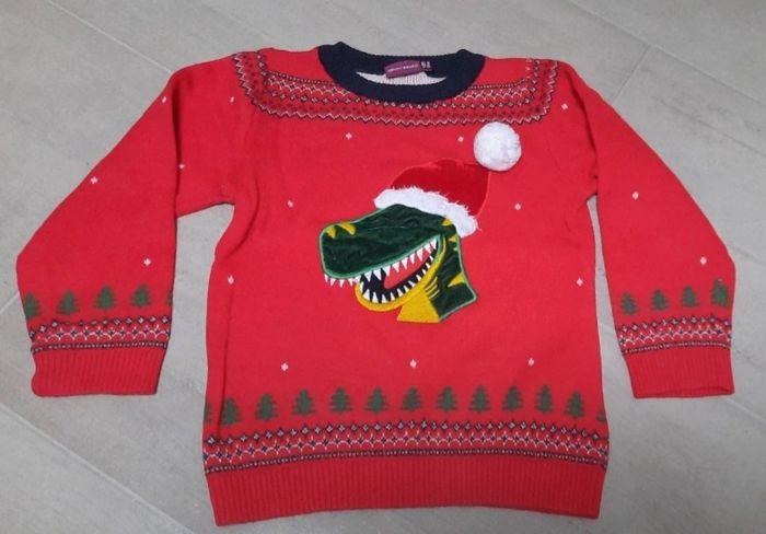 pull dinosaure de Noël - photo numéro 1