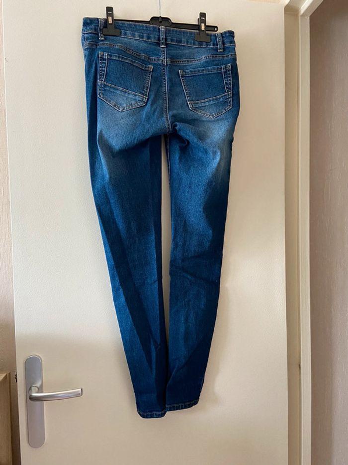 Pantalon jeans bleu - photo numéro 2