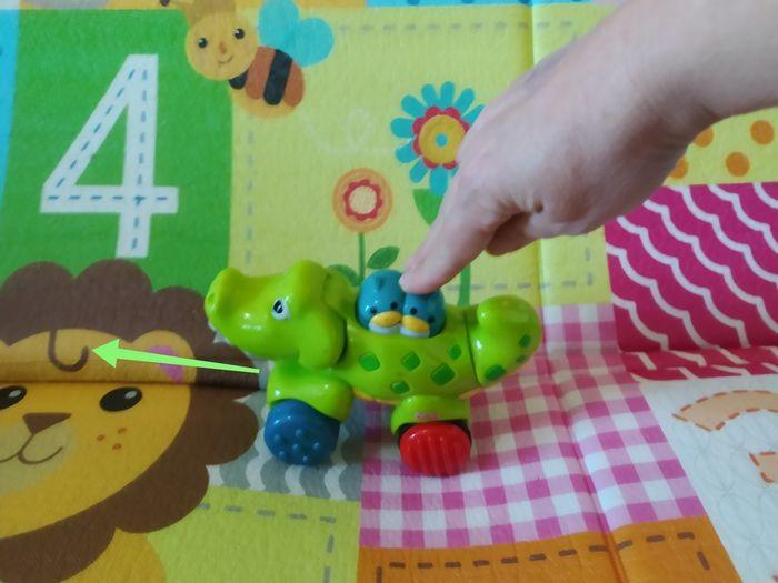 Jouets d'éveil à rouler Lion Crocodile Girafe - photo numéro 6