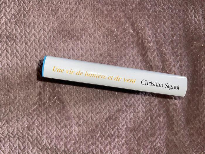 LIVRE - Une vie de lumière et de vent - Christian Signol - photo numéro 3