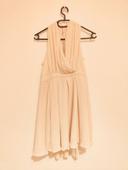 Robe courte beige - L