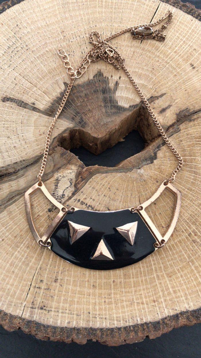 Collier cuivre et noir - photo numéro 2