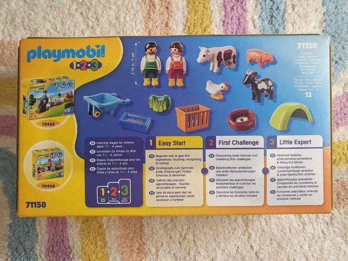 Playmobil 1.2.3 - Animaux de la Ferme - 71158 - photo numéro 2