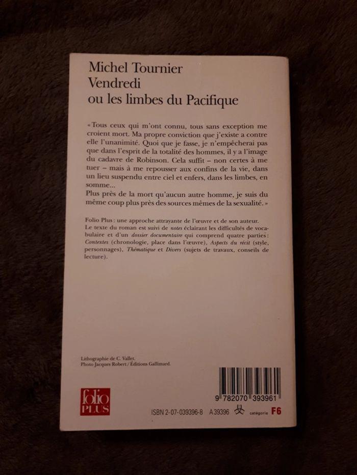 Vendredi ou les limbes du Pacifique, de Michel Tournier comme neuf - photo numéro 3