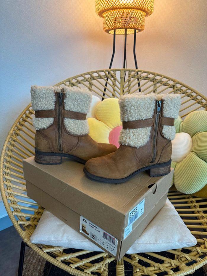 Bottes UGG Camel en fausse fourrure taille 36 - photo numéro 12