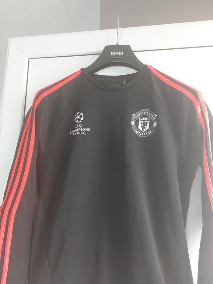 Maillot foot manchester united adidas noir - photo numéro 2