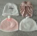 Lot de bonnets naissance