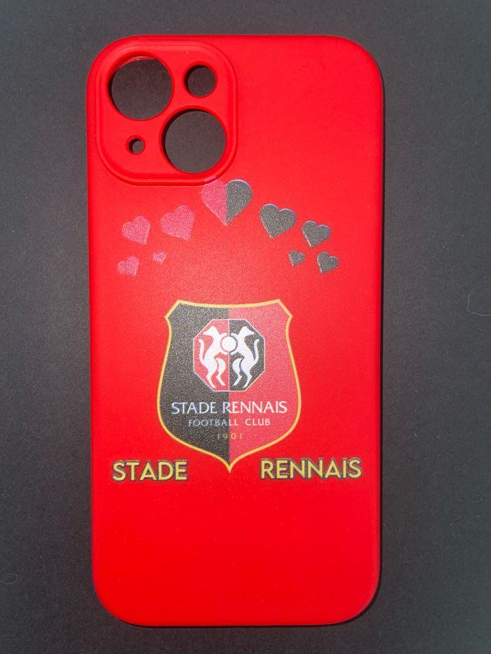 Coque iPhone 15 - Rennes ⚫️🔴- 5 coloris disponible - photo numéro 4