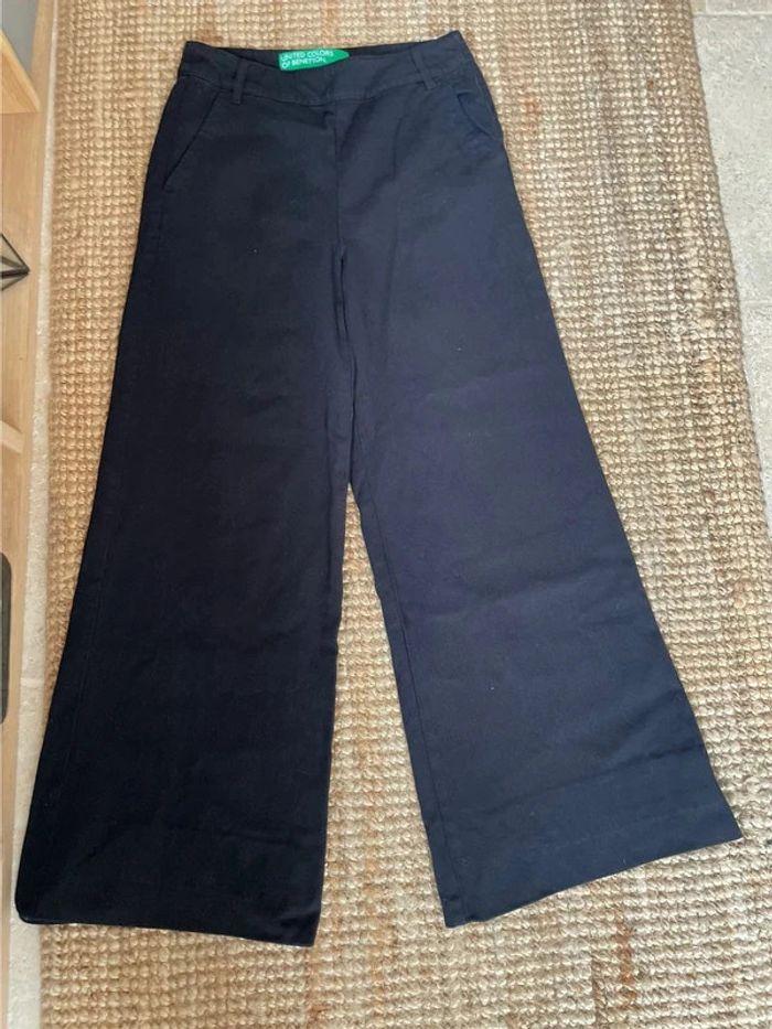 Pantalon noir benetton taille FR 36 (IT 40) - photo numéro 1