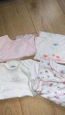 Lot bodies manches longues petit bateau 3 mois