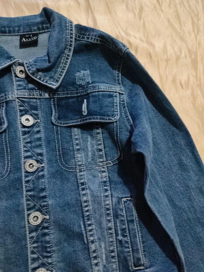 Veste en jeans 8 ans - photo numéro 4