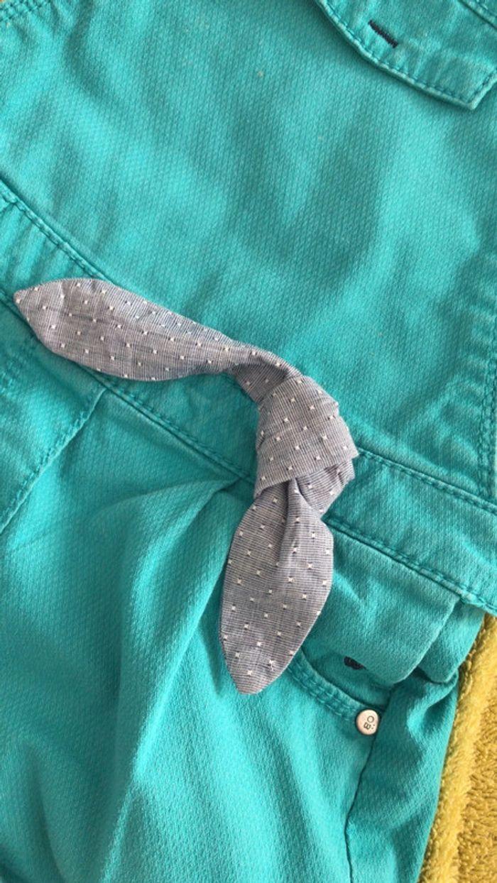 Salopette short turquoise - photo numéro 6