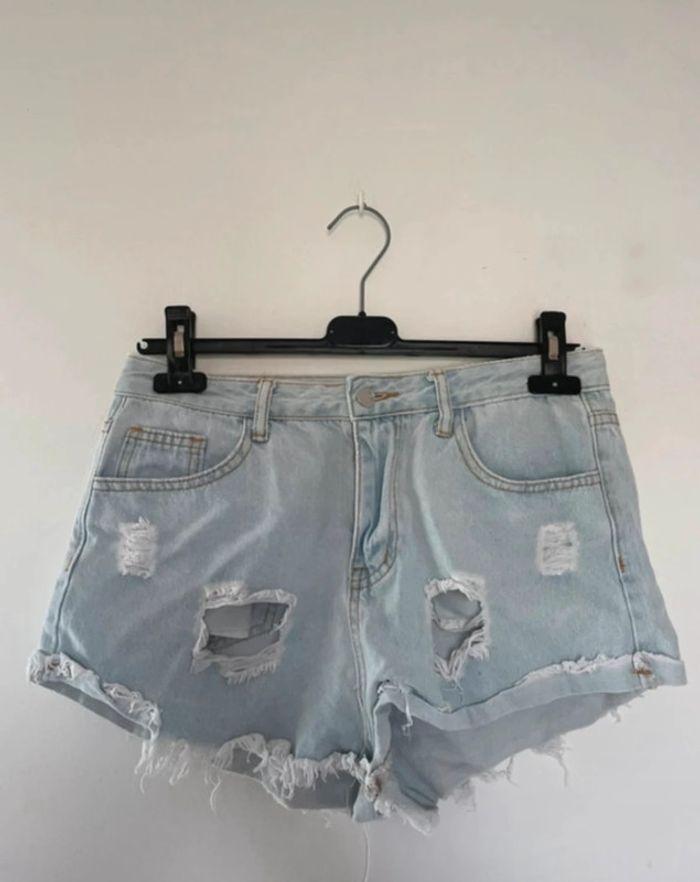 Lot de 2 shorts en jeans 38 femme - photo numéro 5