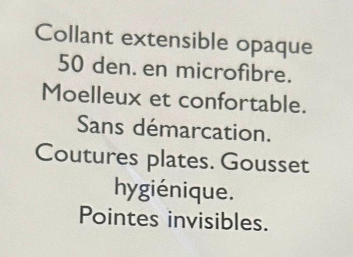 Collant opaque taille 40/42 - photo numéro 3