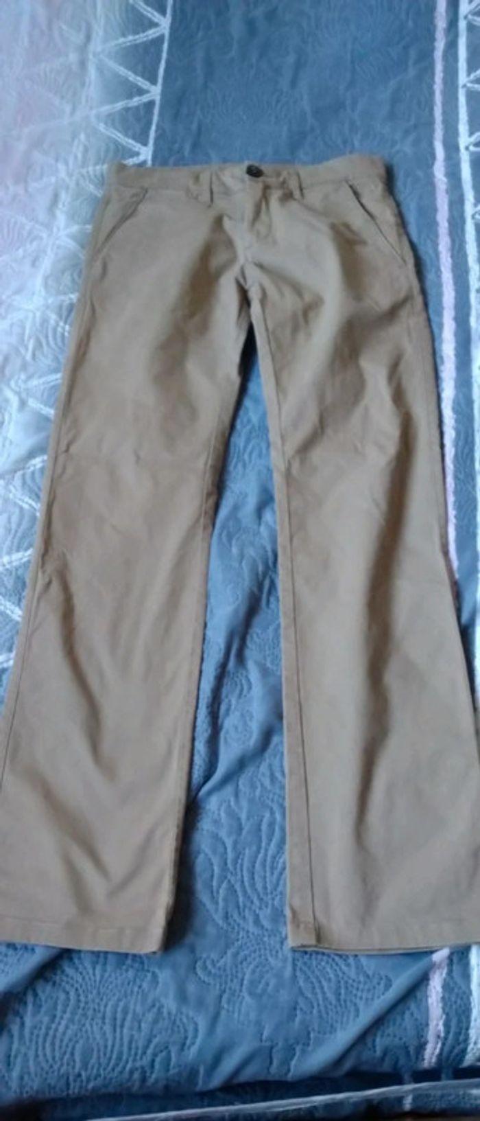 Pantalon chino beige homme 36 celio - photo numéro 1